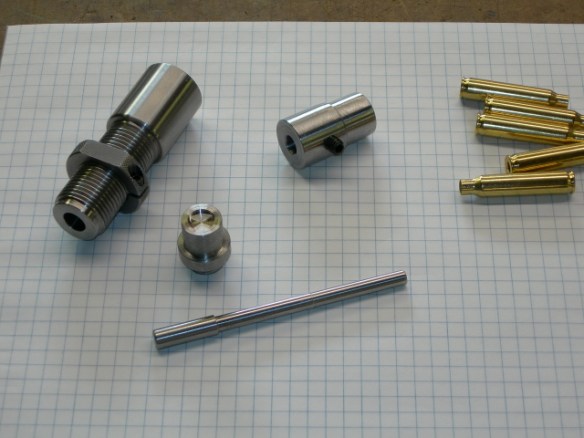 Finished Piston & Shell Holder