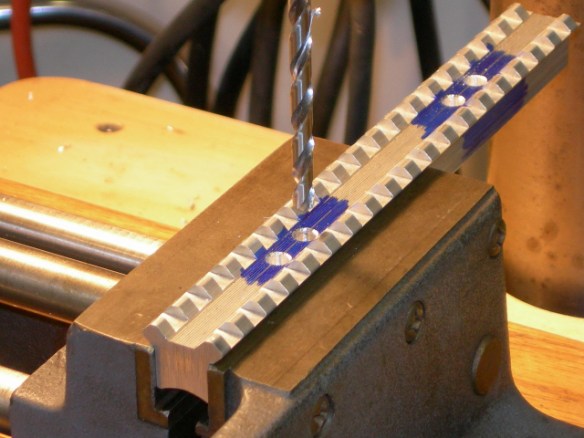 Drilling holes and counter bores