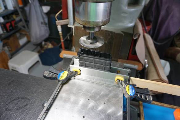 Slitting saw, ready to cut